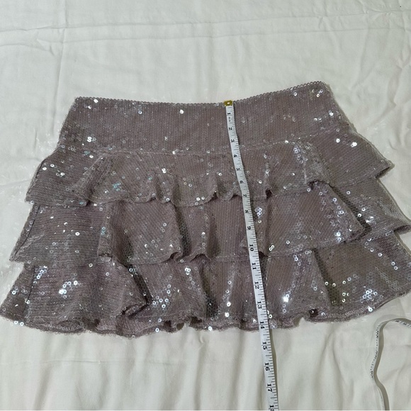 **New** Layered Sequin Mini Flare Skirt size(XXL) - Picture 5 of 8
